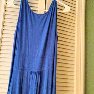 Jl blue dress, knit Large